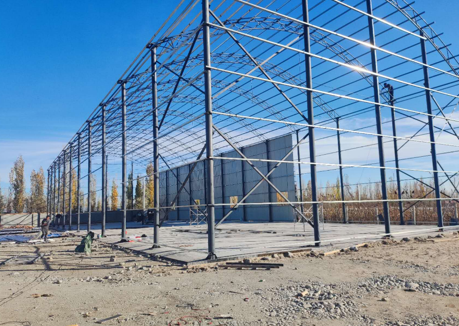 霍尔果斯重建第二分公司弧形库房建设项目