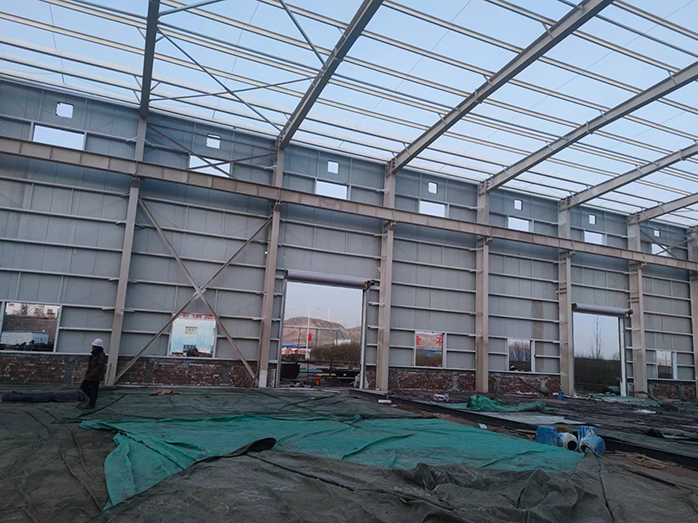 河南矿业永宁煤矿钢结构车间